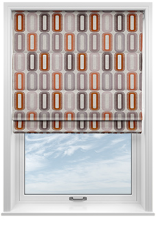 Soho, Terracotta - Roman Blind